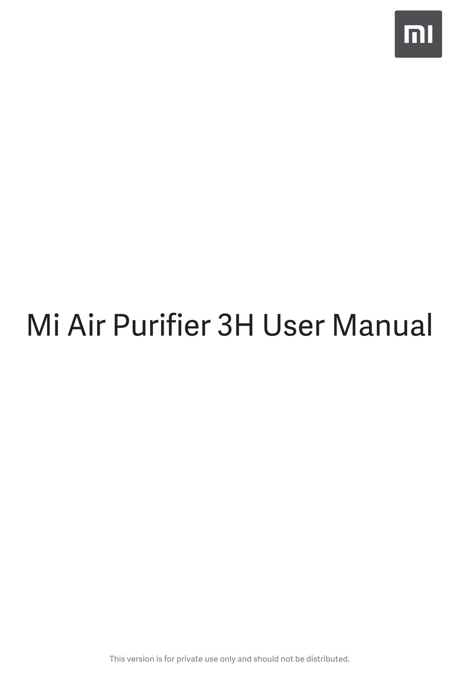 xiaomi car air purifier manual