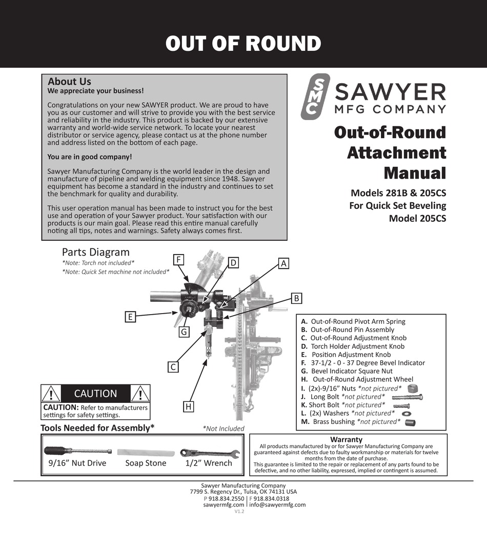 SAWYER 281B MANUAL Pdf Download ManualsLib