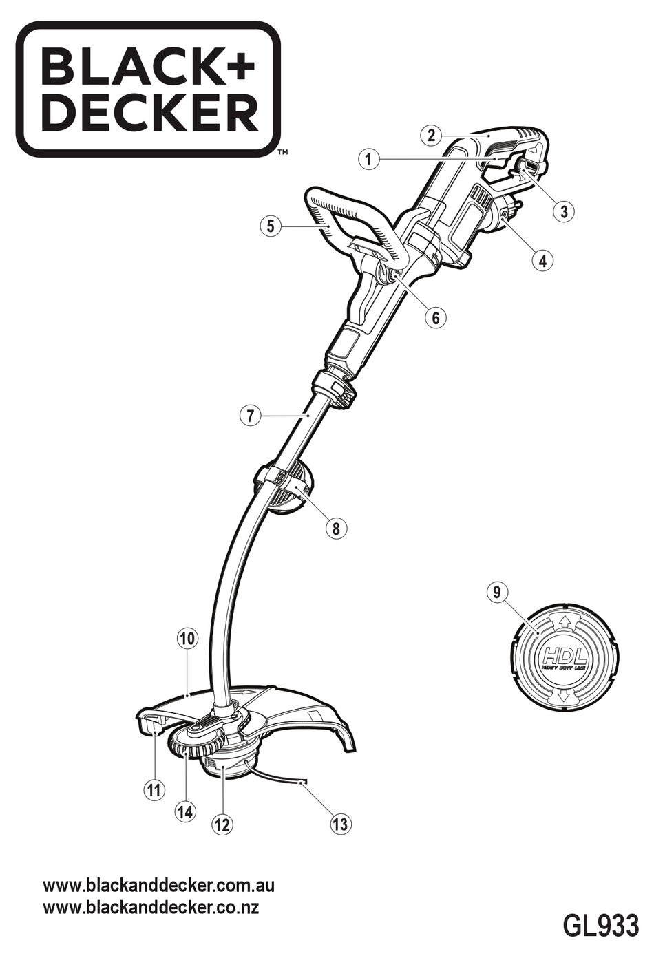 Black Decker Gl933 Original Instructions Manual Pdf Download Manualslib