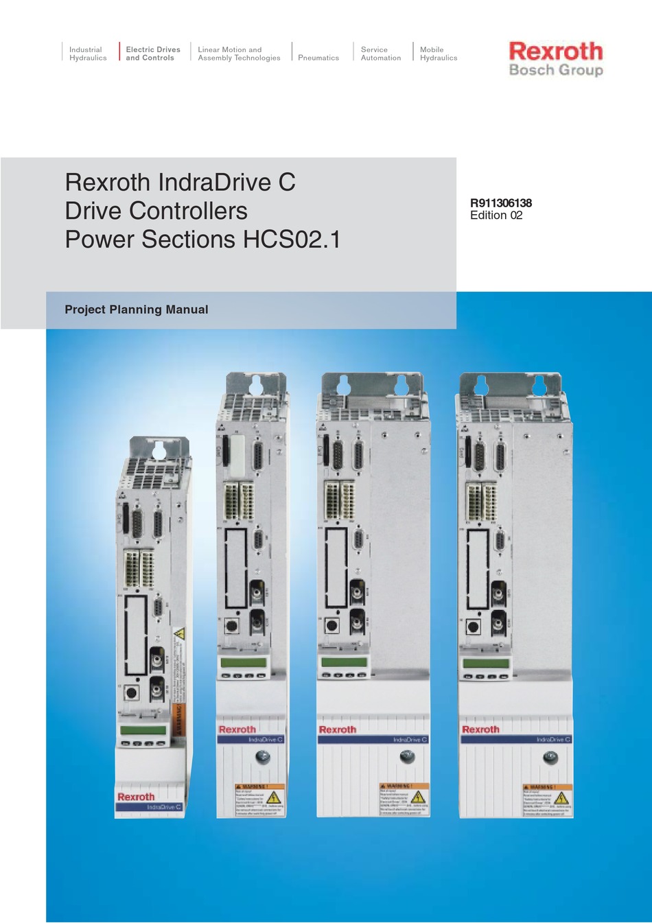 REXROTH INDRADRIVE C SERIES PROJECT PLANNING MANUAL Pdf Download ...