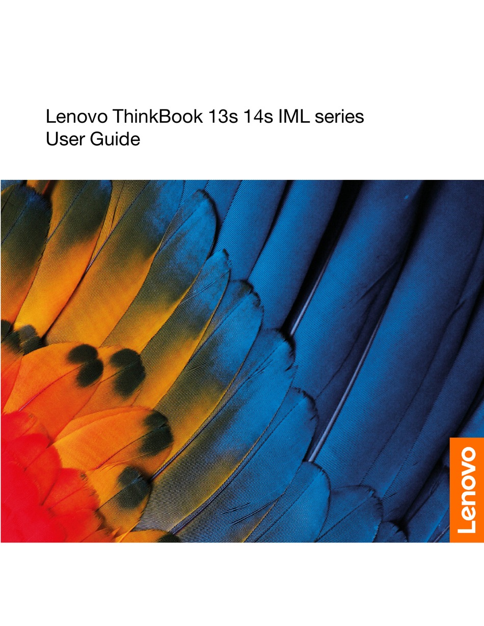 LENOVO THINKBOOK 13SIML USER MANUAL Pdf Download  ManualsLib