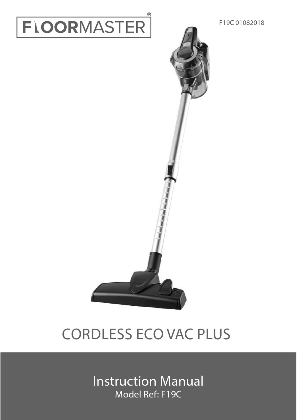 Floormaster 600W Mains Powered Eco Vac 2 in 1 Vacuum Cleaner