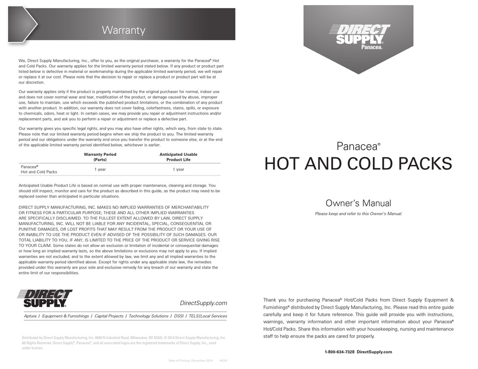 direct supply panacea air mattress manual