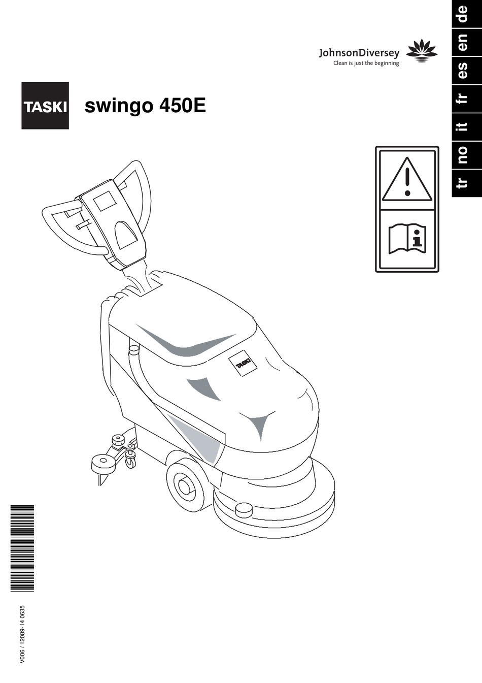 TASKI SWINGO 450E INSTRUCTIONS OF USE Pdf Download ManualsLib