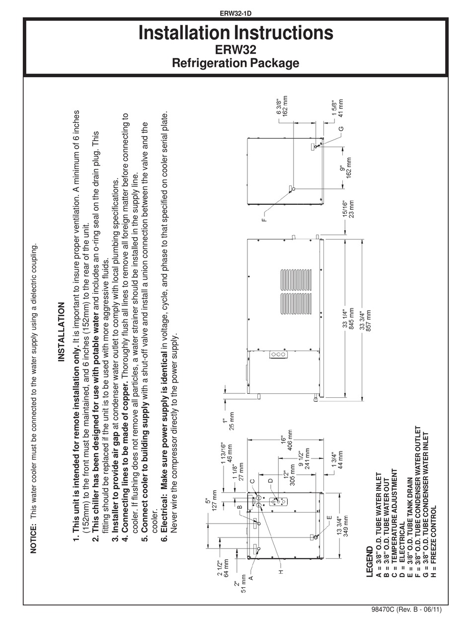 ELKAY ERW32 INSTALLATION INSTRUCTIONS Pdf Download ManualsLib