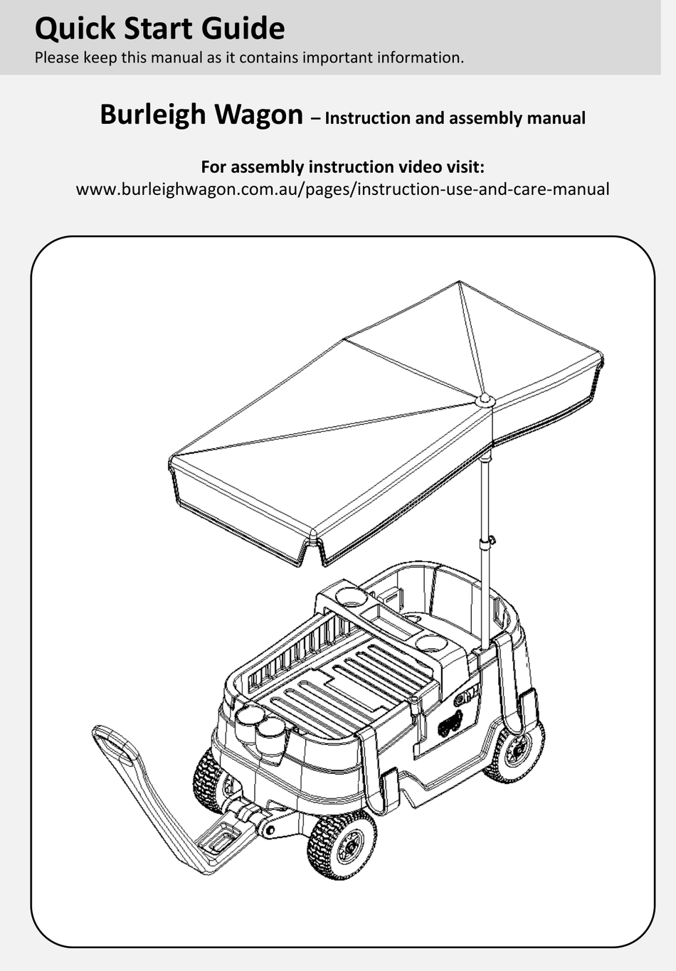 BURLEIGH WAGON SERIES QUICK START MANUAL Pdf Download ManualsLib