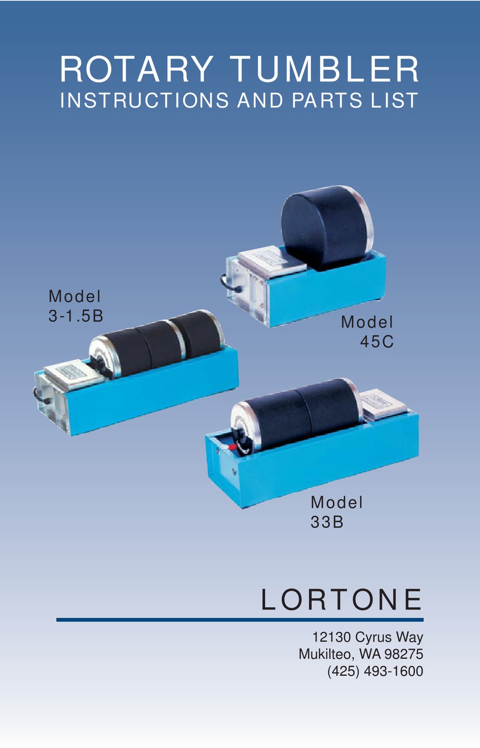 LORTONE 31.5B INSTRUCTIONS AND PARTS LIST Pdf Download ManualsLib