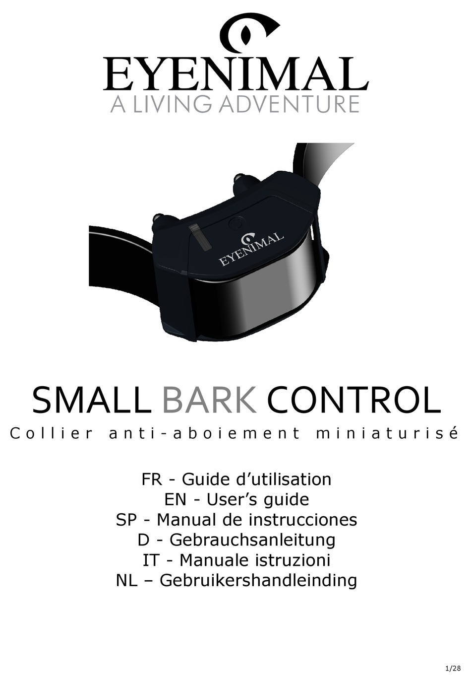 EYENIMAL SMALL BARK CONTROL USER MANUAL Pdf Download ManualsLib