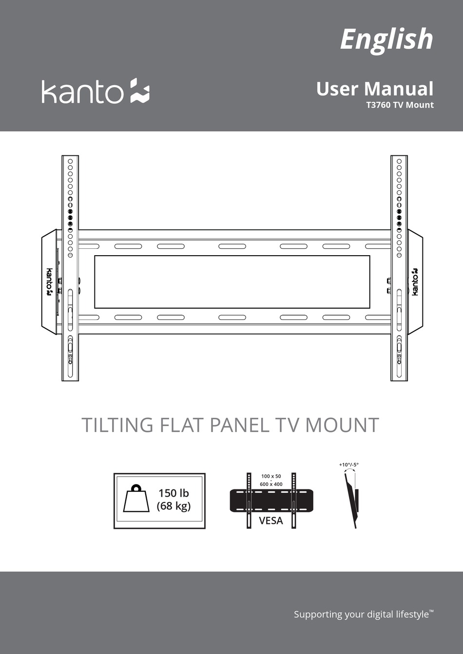 KANTO T3760 USER MANUAL Pdf Download ManualsLib