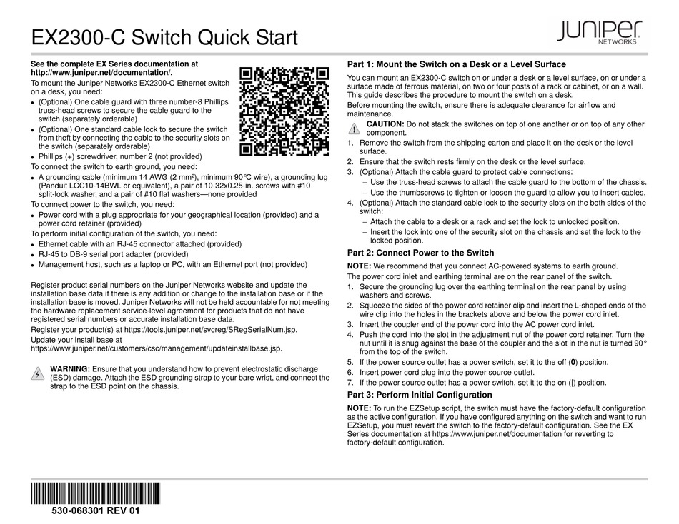 juniper-ex2300-c-quick-start-pdf-download-manualslib