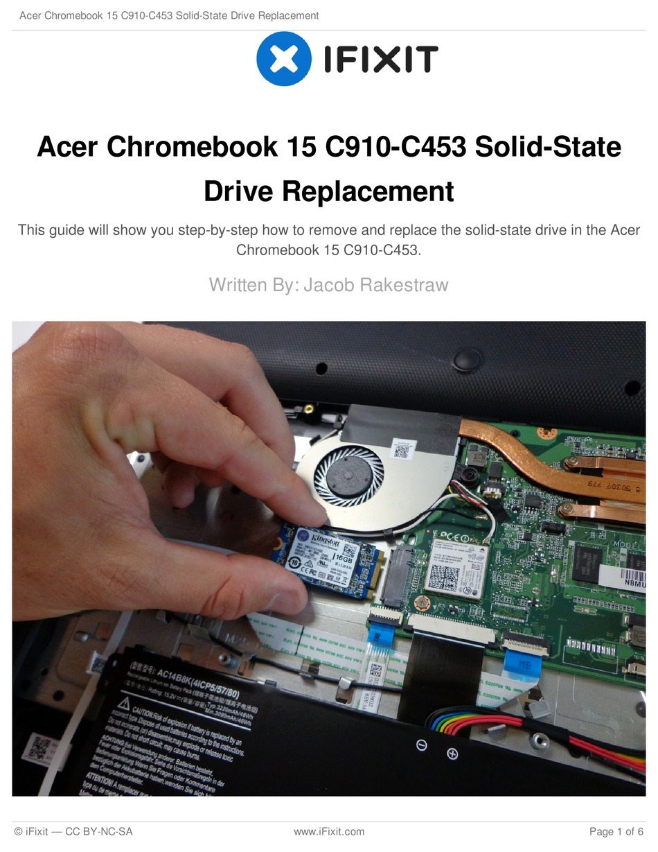 Acer Chromebook 11 C732 - iFixit