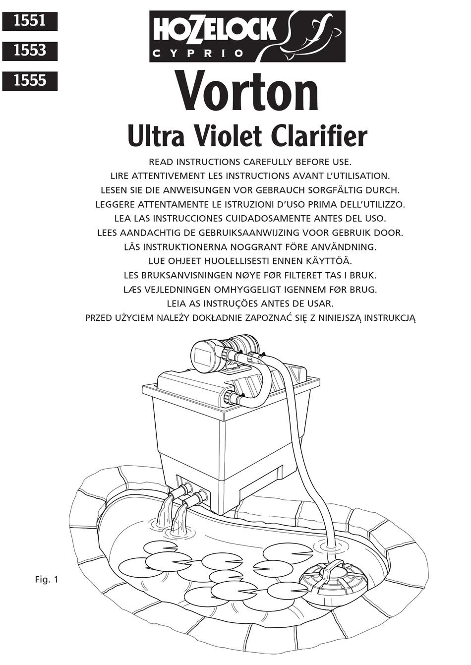 HOZELOCK CYPRIO VORTON INSTRUCTIONS MANUAL Pdf Download ManualsLib