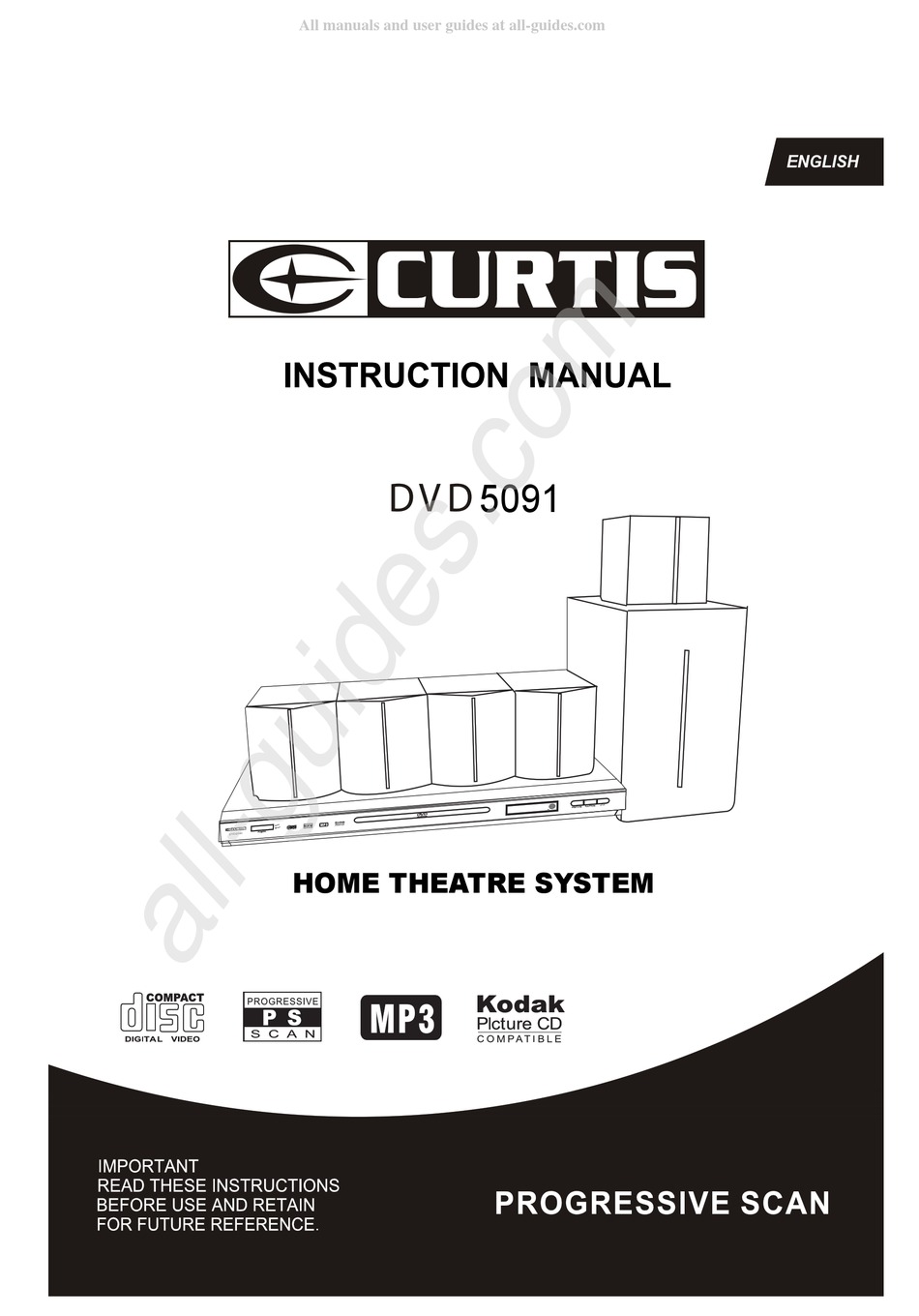 CURTIS DVD5091 INSTRUCTION MANUAL Pdf Download ManualsLib