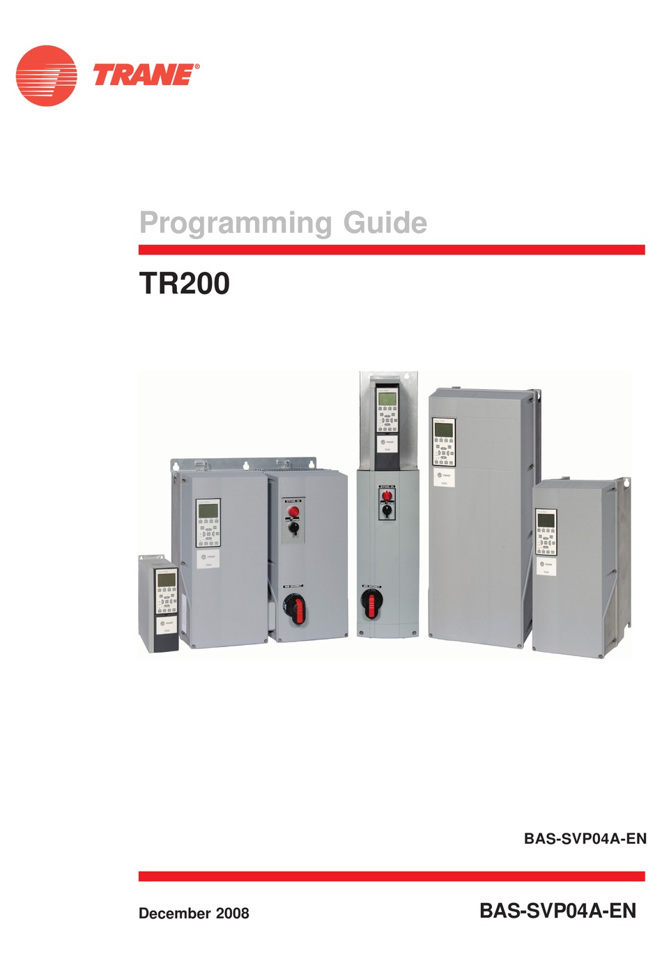 TRANE TR200 SERIES PROGRAMMING MANUAL Pdf Download | ManualsLib