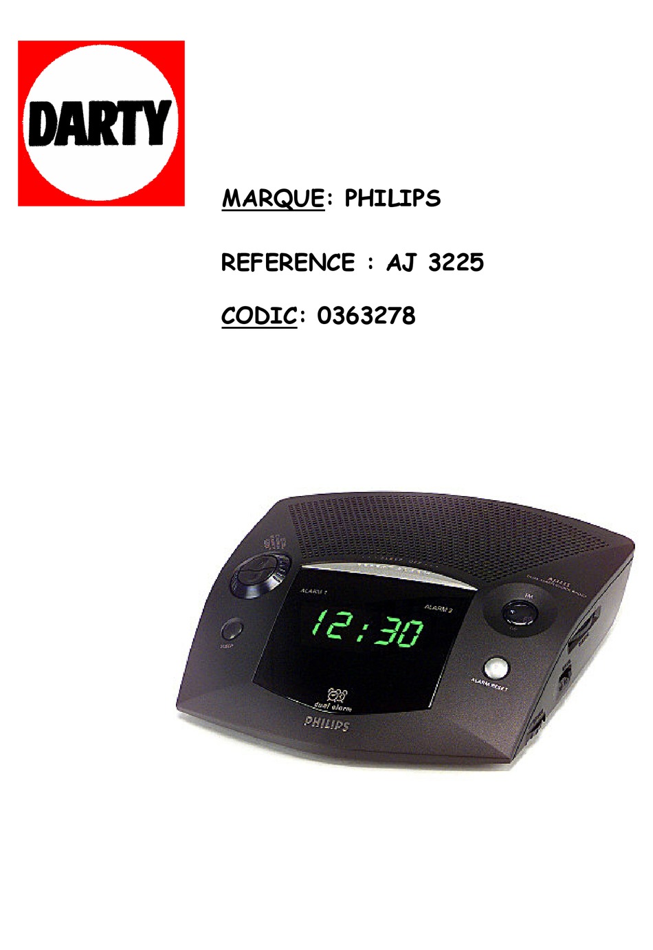 AJ6000 : un radioréveil connecté multifonction de Philips