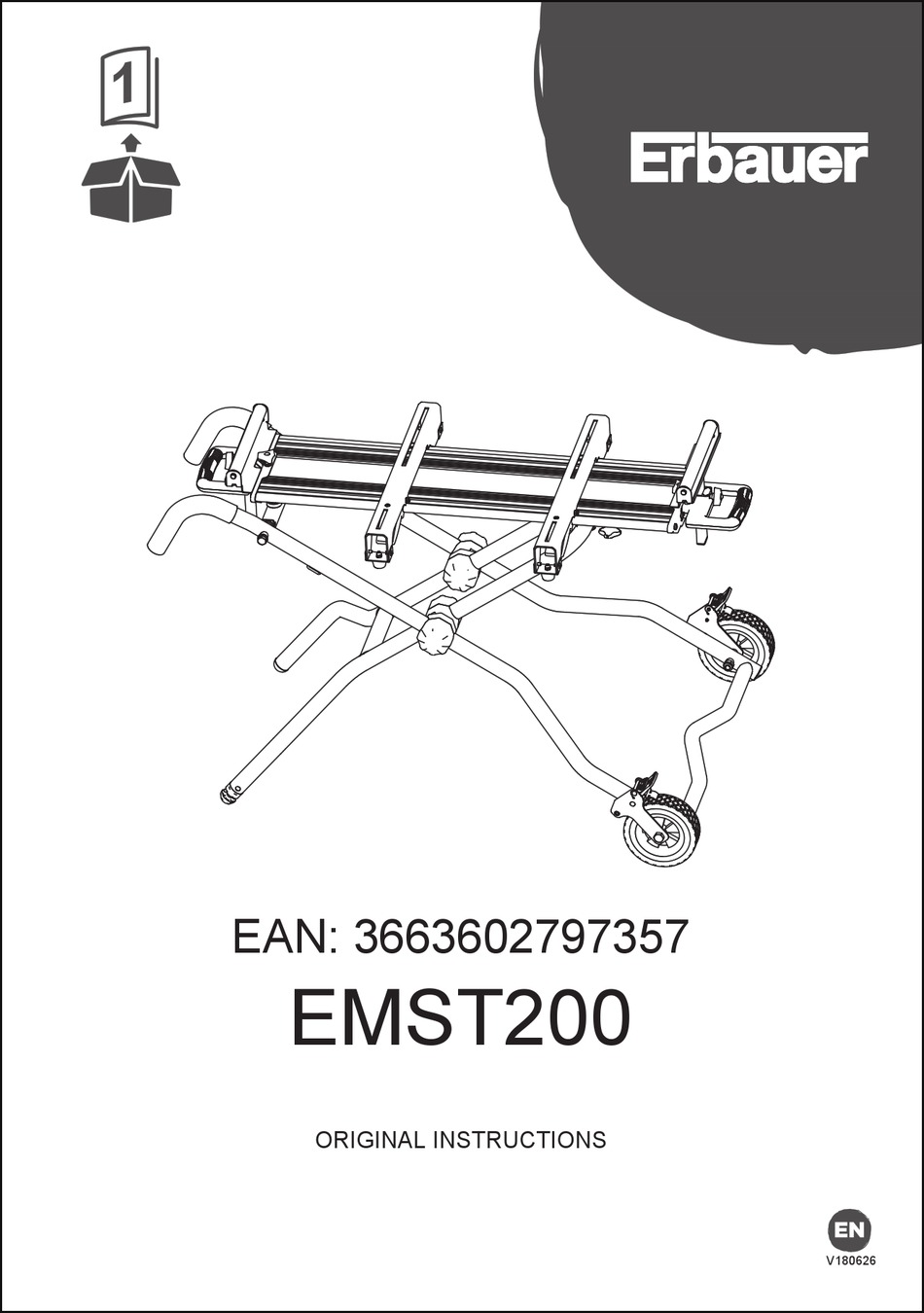 ERBAUER EMST200 ORIGINAL INSTRUCTIONS MANUAL Pdf Download ManualsLib