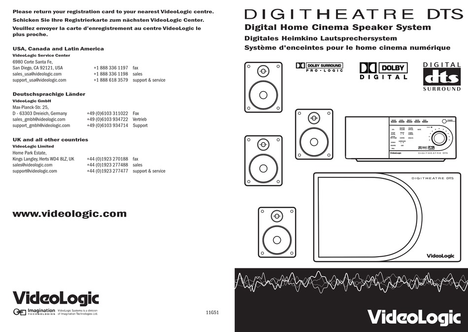 Videologic Digitheatre Dts Manual Pdf Download Manualslib