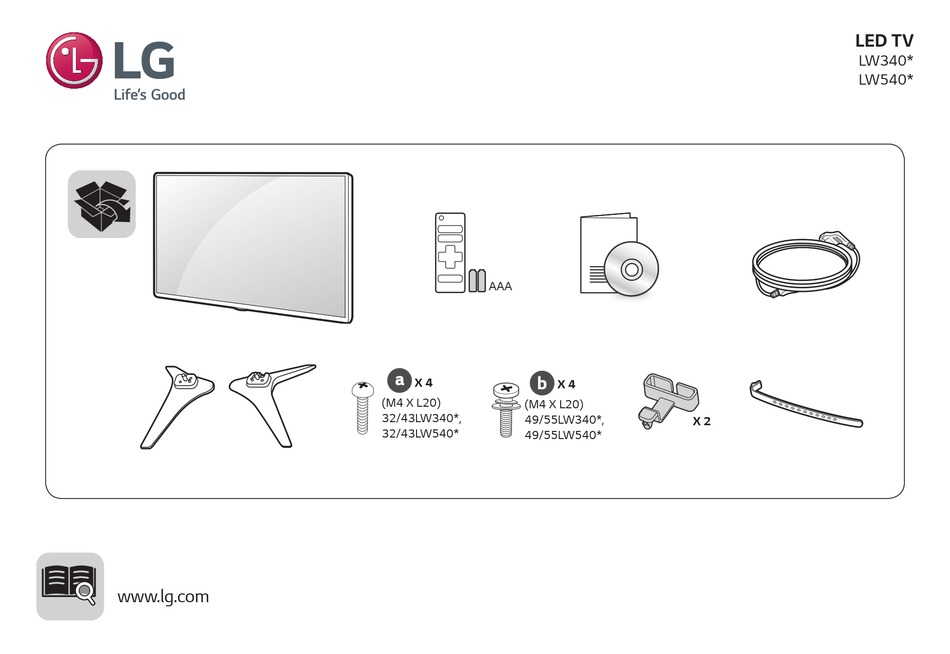 LG LW340 SERIES OWNER'S MANUAL Pdf Download | ManualsLib