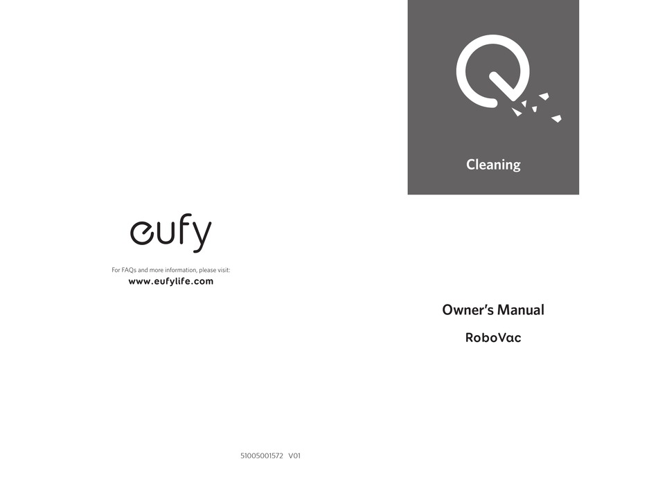 EUFY ROBOVAC OWNER S MANUAL Pdf Download ManualsLib EUFY ROBOVAC OWNER S MANUAL Pdf Download ManualsLib