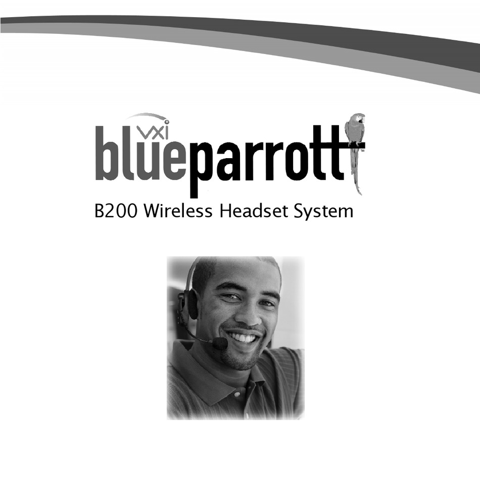 VXI BLUEPARROTT B200 MANUAL Pdf Download | ManualsLib