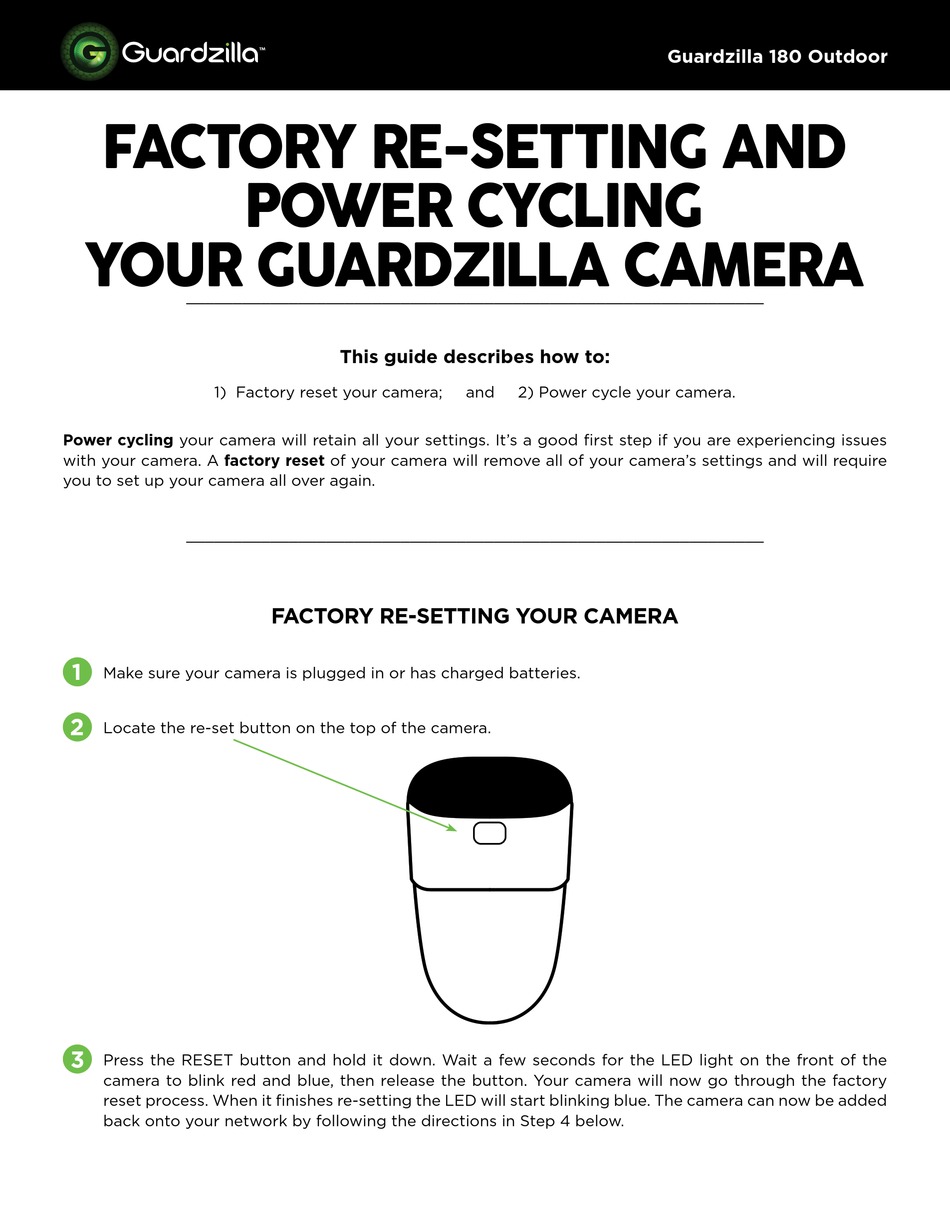 set up guardzilla camera