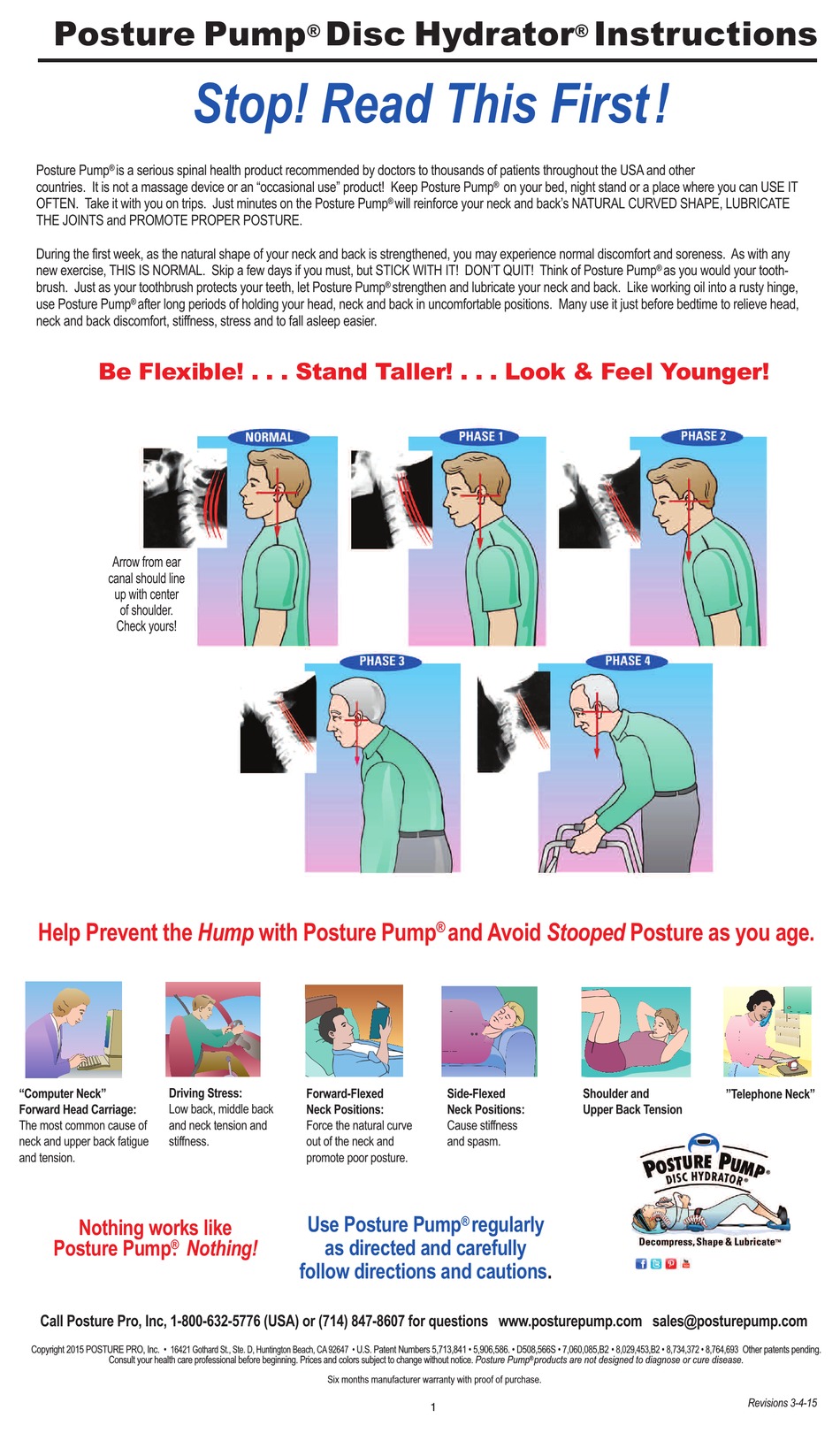 POSTURE PUMP DISC HYDRATOR INSTRUCTIONS Pdf Download ManualsLib