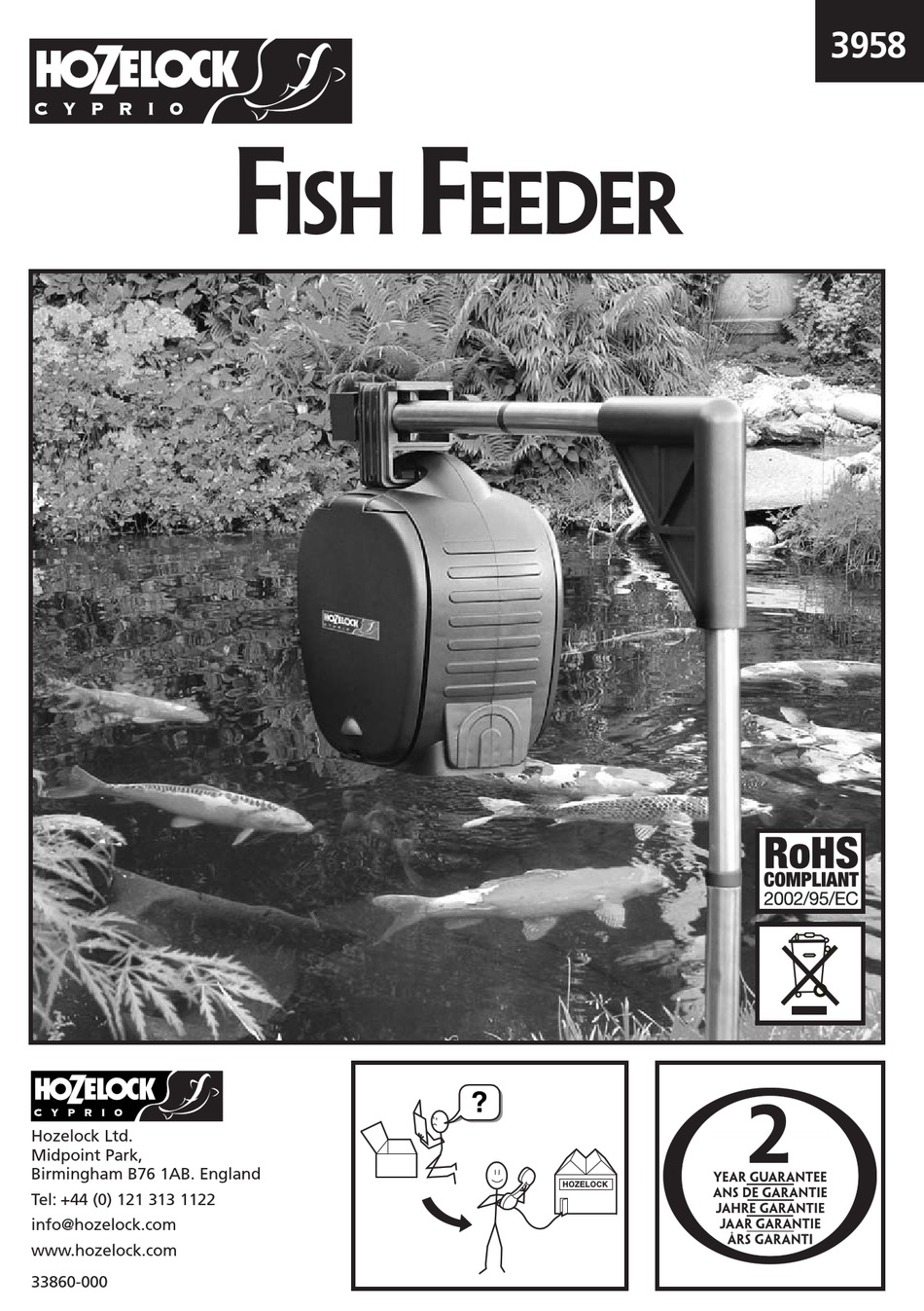 hozelock automatic fish feeder