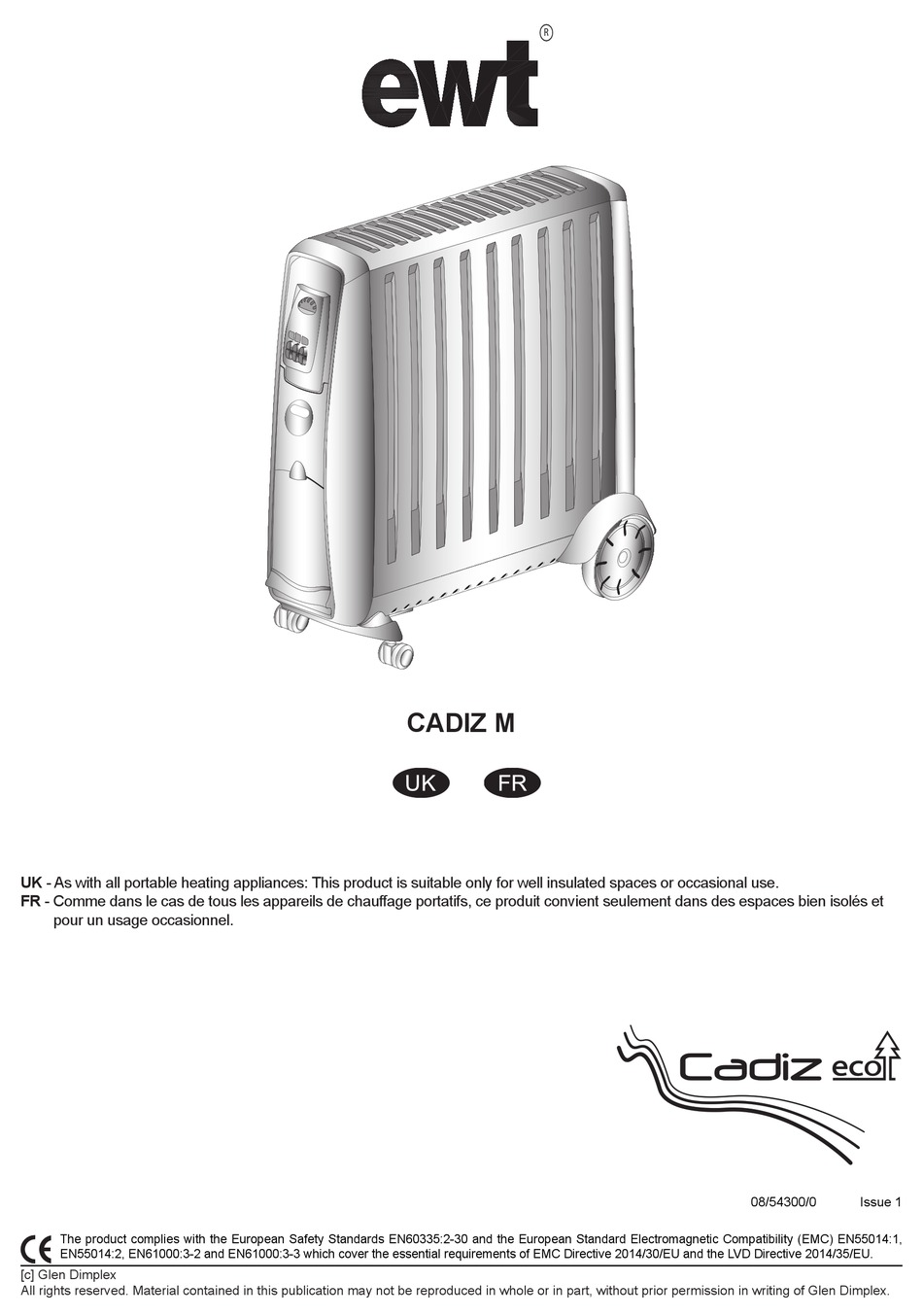 EWT CADIZ M MANUAL Pdf Download | ManualsLib