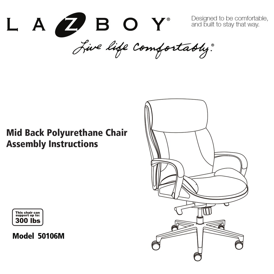 LAZBOY 50106M ASSEMBLY INSTRUCTIONS MANUAL Pdf Download ManualsLib