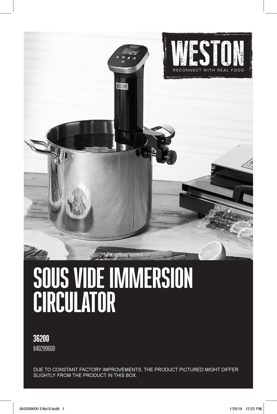 weston immersion sous vide