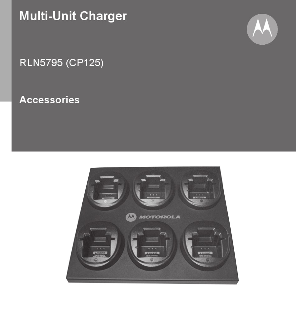 MOTOROLA RLN5795 IMPORTANT SAFETY AND OPERATING INSTRUCTIONS Pdf