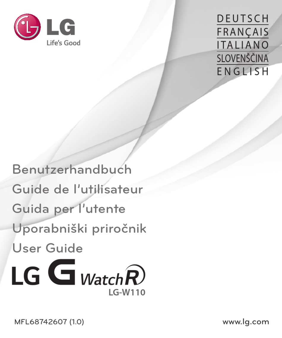 Getting Started; Charging The Battery - LG G Watch R -W110 User Manual  [Page 197] | ManualsLib