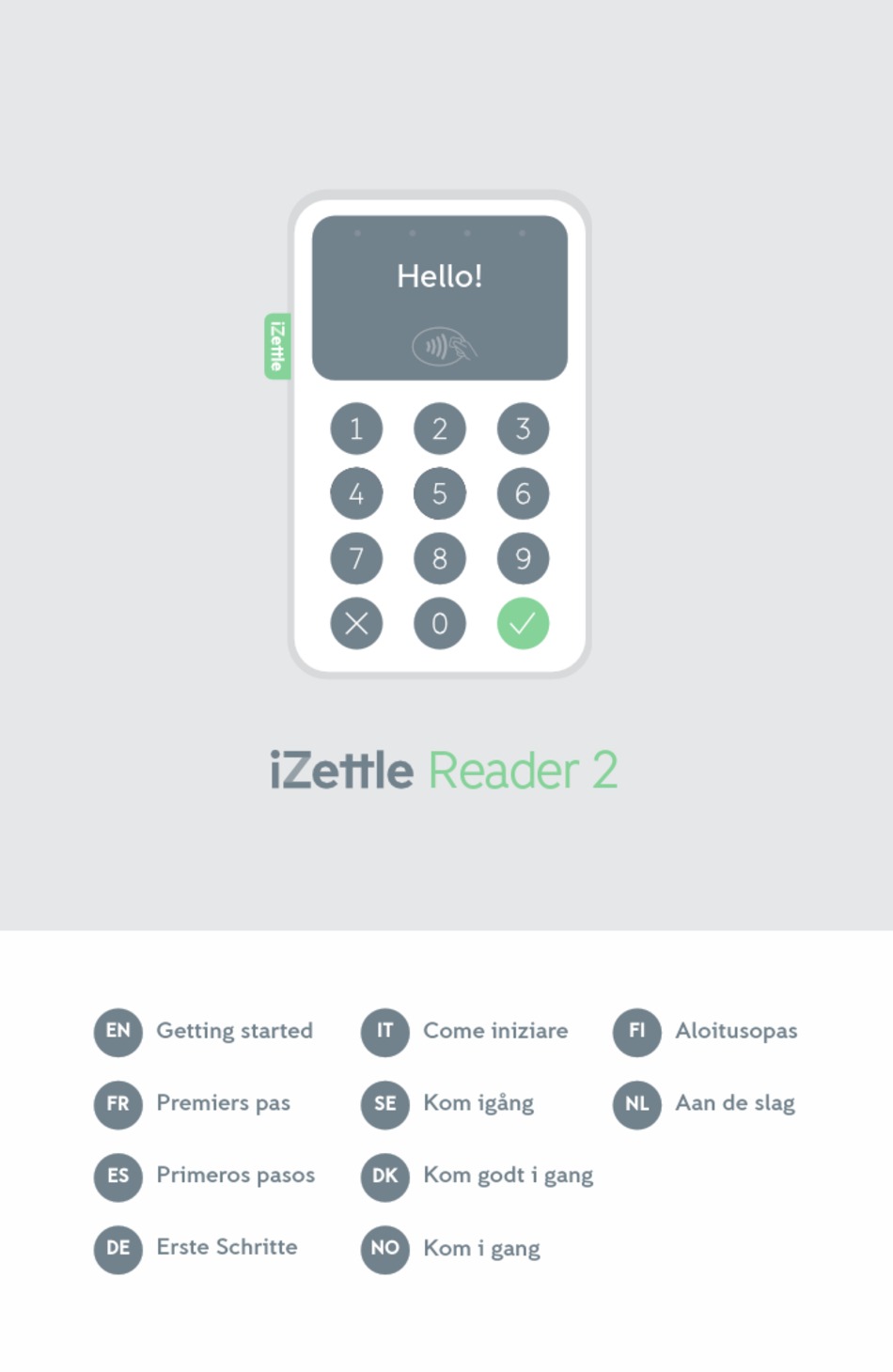 Käytön Aloittaminen - iZettle Reader 2 Getting Started [Page 34] |  ManualsLib
