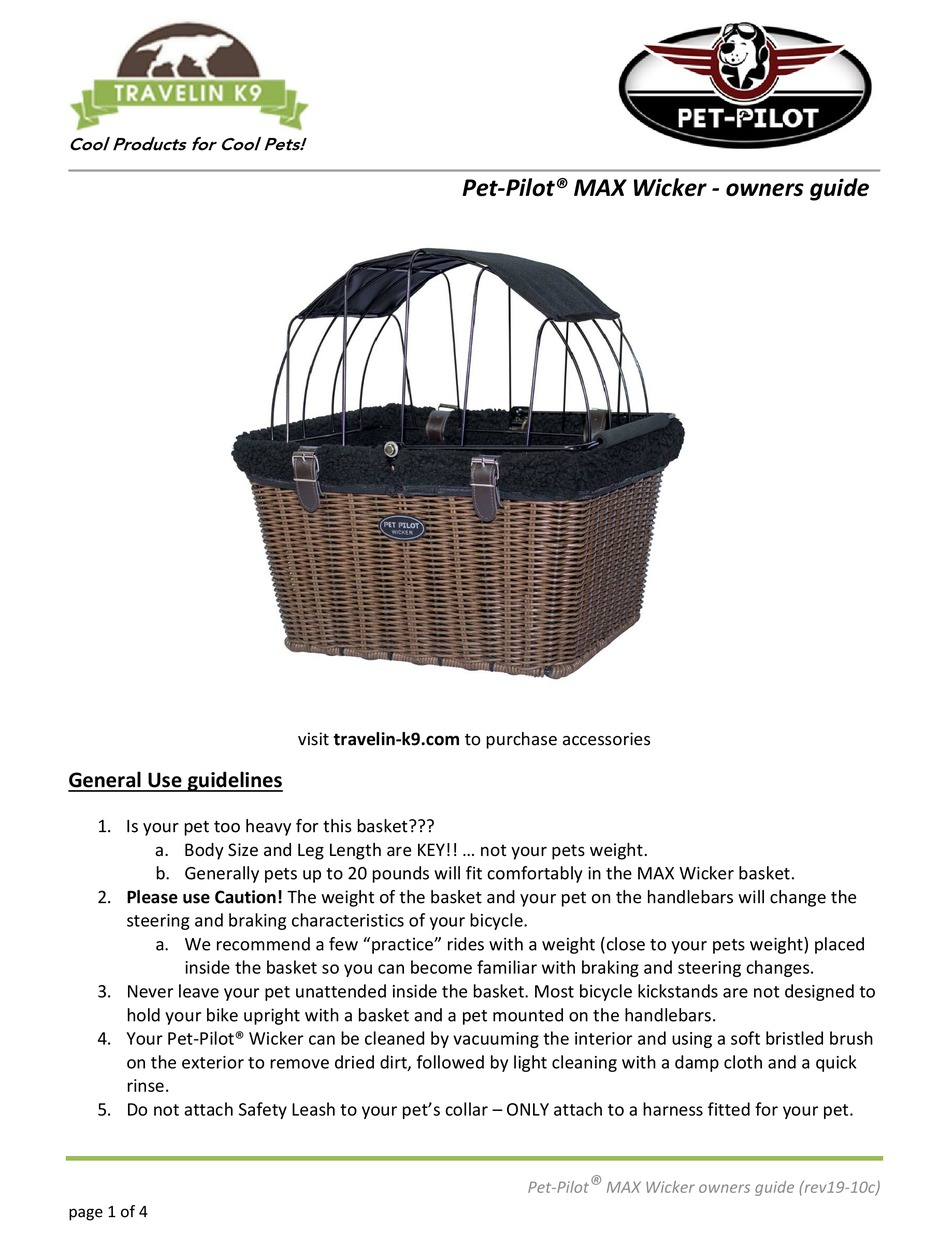 pet pilot max installation