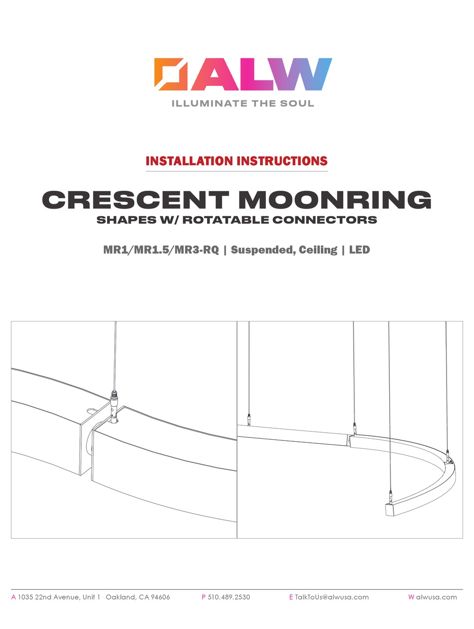 ALW MR1 INSTALLATION INSTRUCTIONS MANUAL Pdf Download ManualsLib