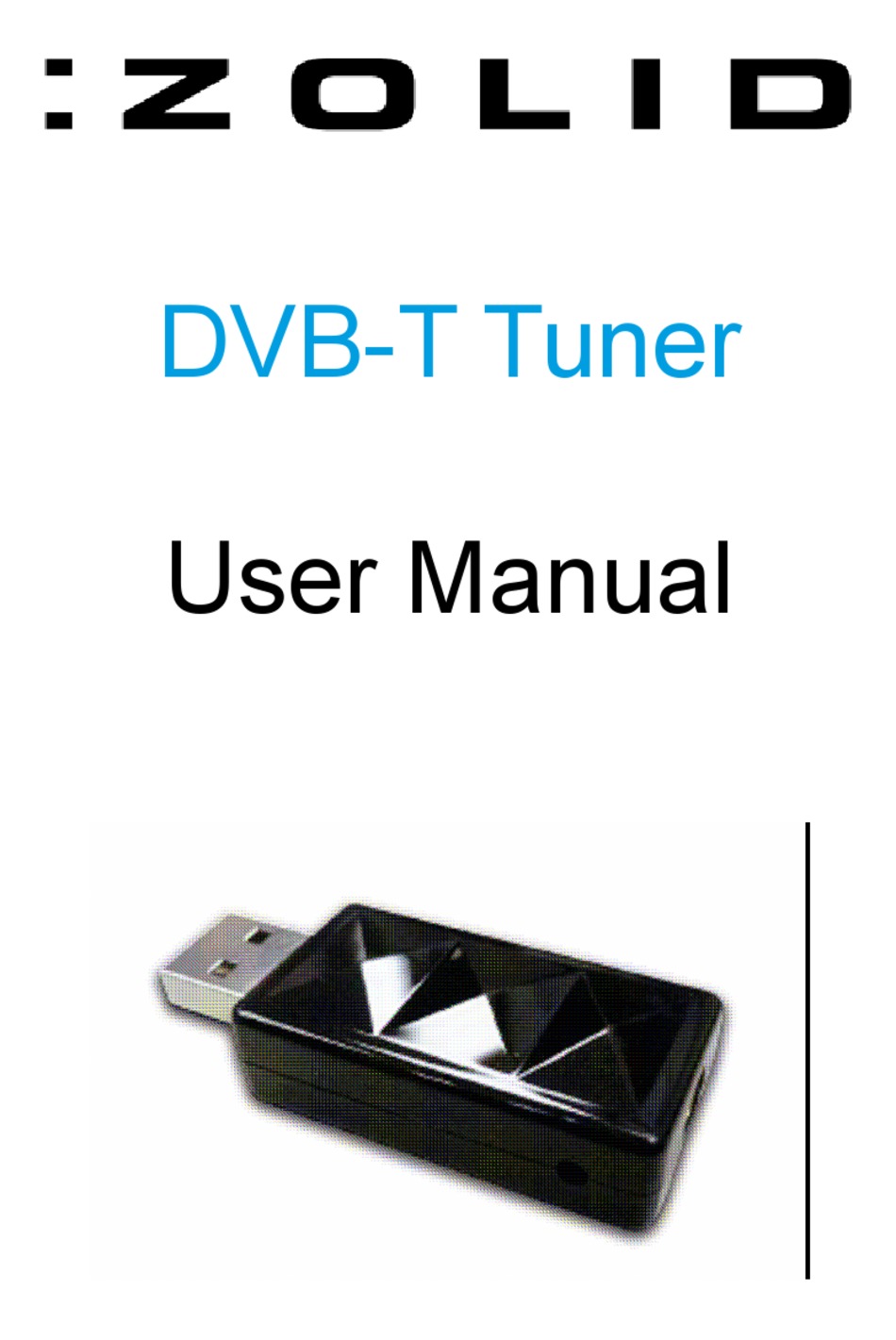 Virksomhedsbeskrivelse forkorte forbrydelse ZOLID DVB-T TUNER USER MANUAL Pdf Download | ManualsLib