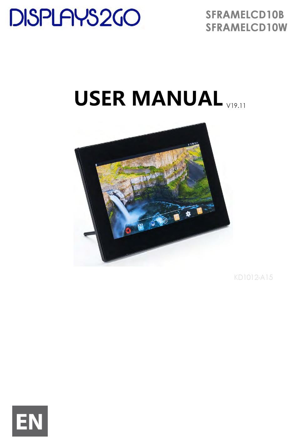 DISPLAYS2GO SFRAMELCD10B USER MANUAL Pdf Download ManualsLib