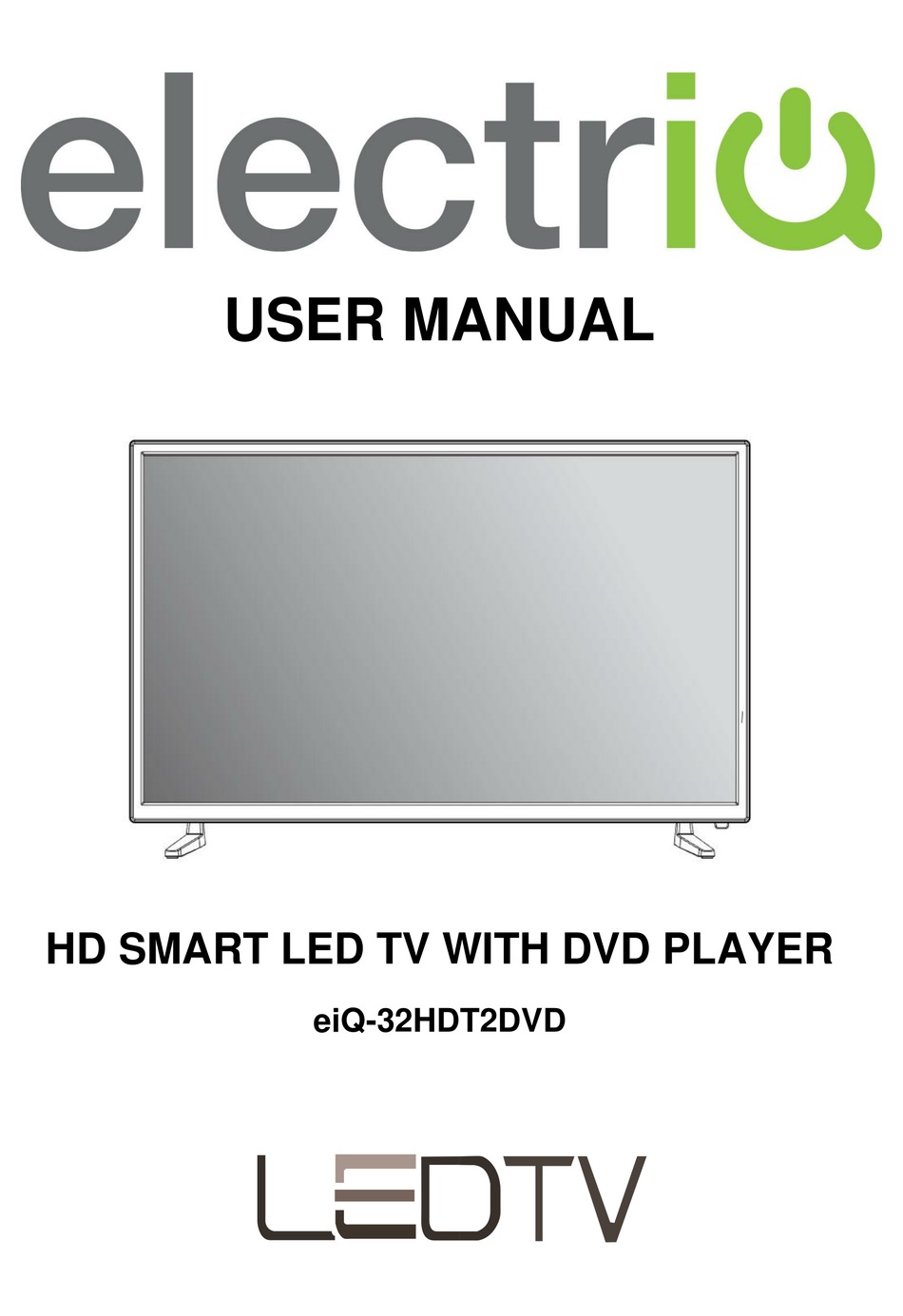 ELECTRIQ EIQ-32HDT2DVD USER MANUAL Pdf Download | ManualsLib