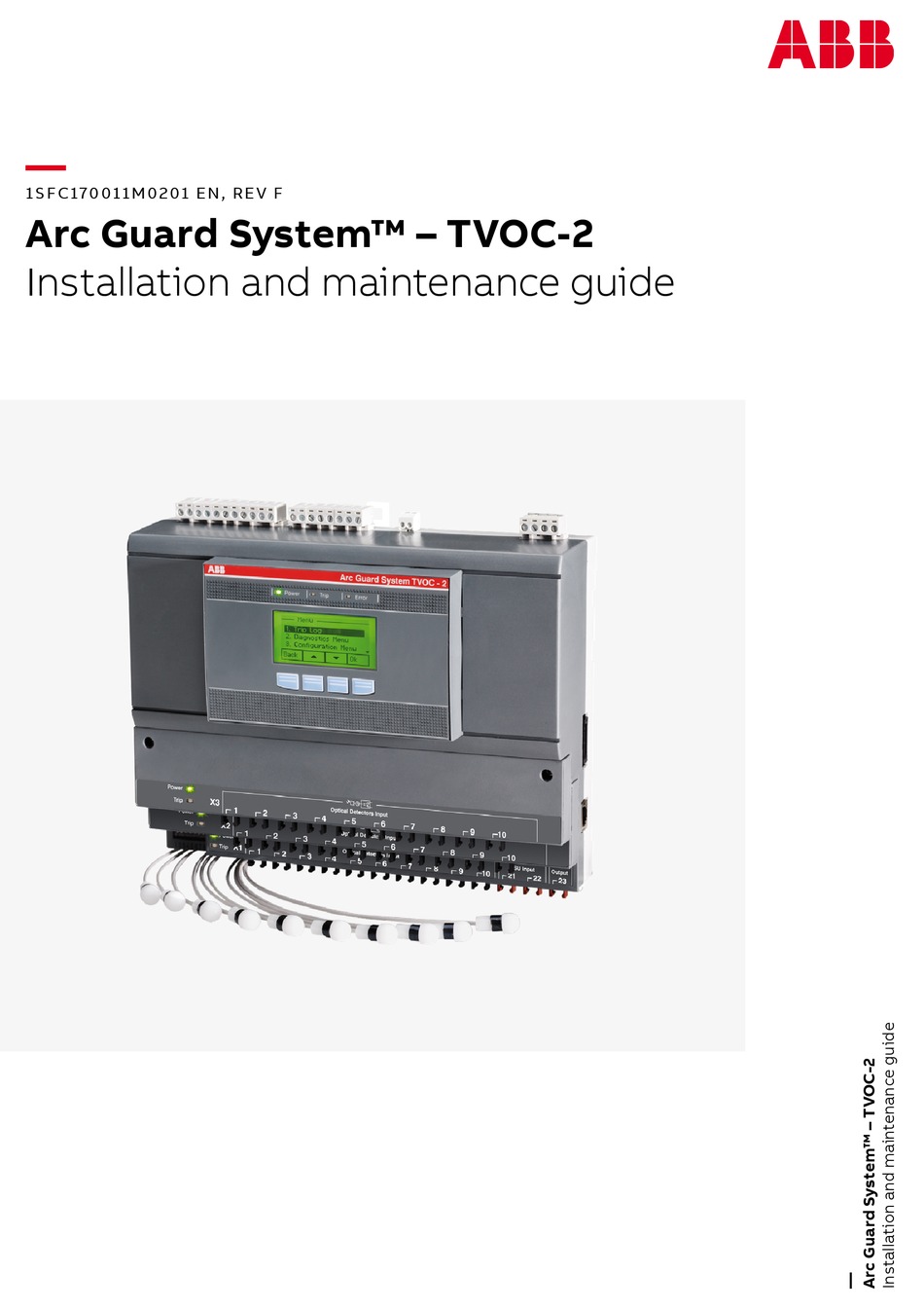 ABB ARC GUARD SYSTEM TVOC2 INSTALLATION AND MAINTENANCE MANUAL Pdf