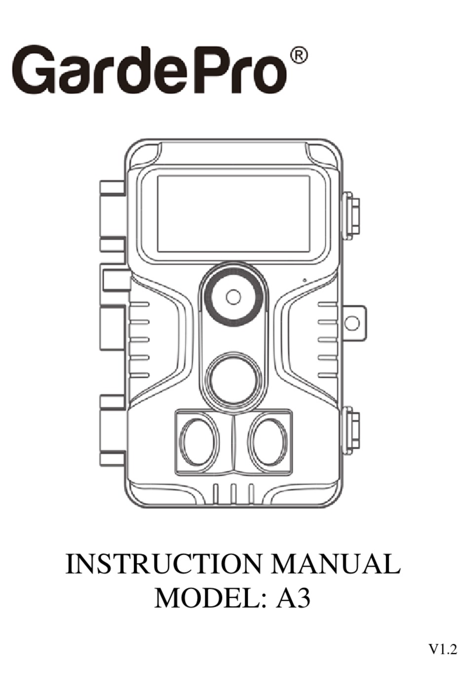 garde pro a3 trail camera