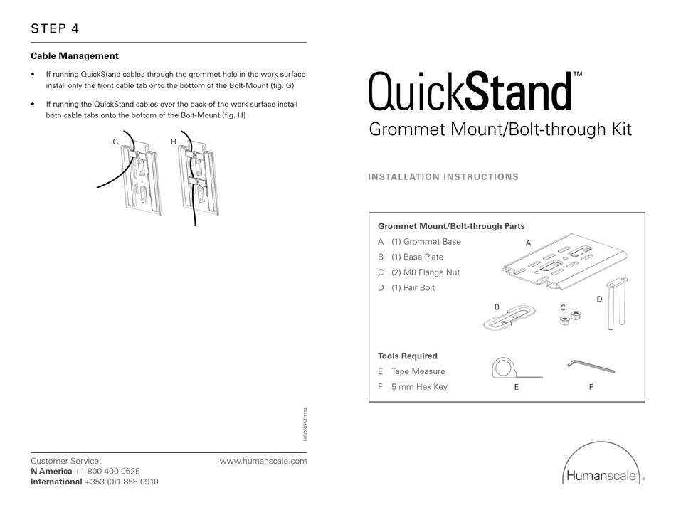 humanscale quickstand manual