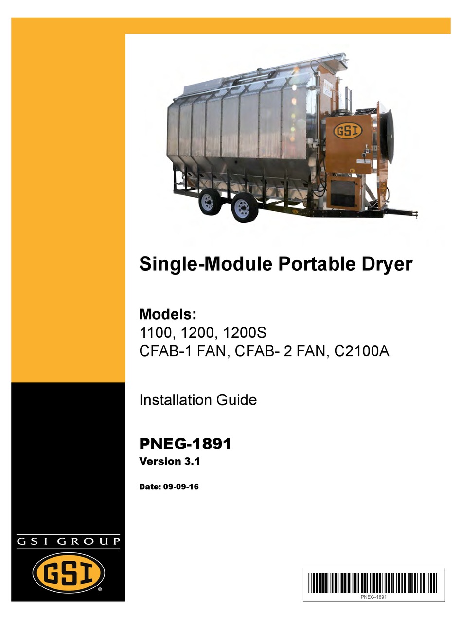 GSI 1100 INSTALLATION MANUAL Pdf Download ManualsLib