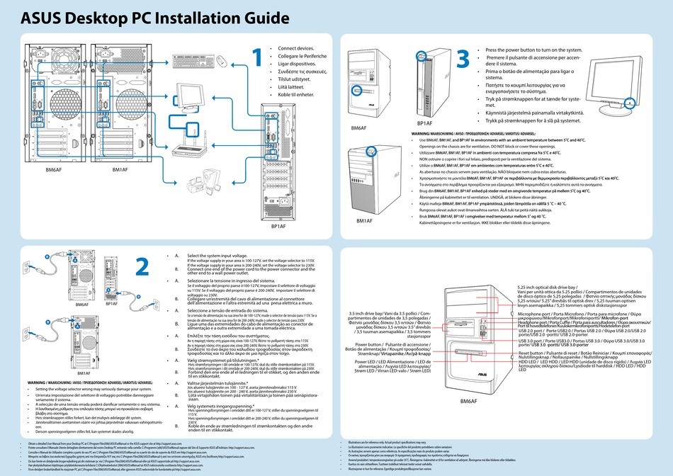 ASUS BM6AF INSTALLATION MANUAL Pdf Download ManualsLib