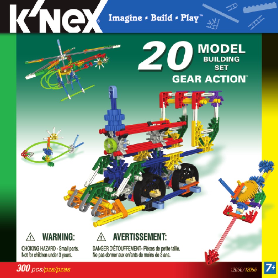 MICRO KNEX INSTRUCTION MANUAL ONLY #12072 Super Swing Collect & Build #4 Book 