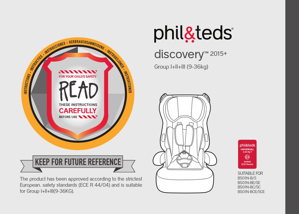 Phil & teds discovery hotsell car seat