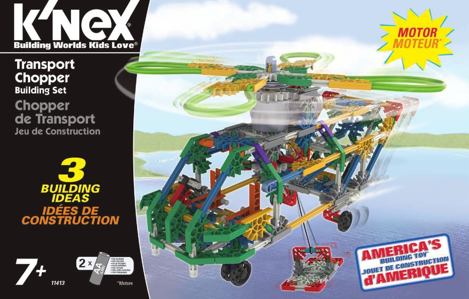 K Nex Transport Chopper Manual Pdf Download Manualslib