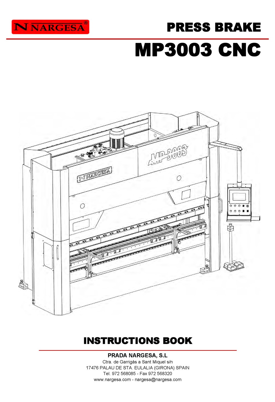NARGESA MP3003 CNC INSTRUCTION BOOK Pdf Download ManualsLib