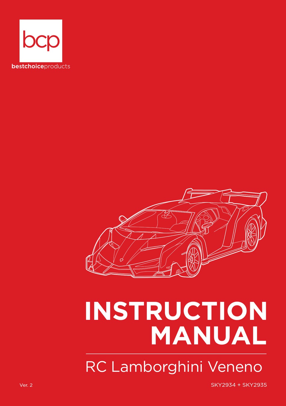 Bcp Rc Lamborghini Veneno Instruction Manual Pdf Download Manualslib - roblox vehicle simulator lamborghini veneno manual