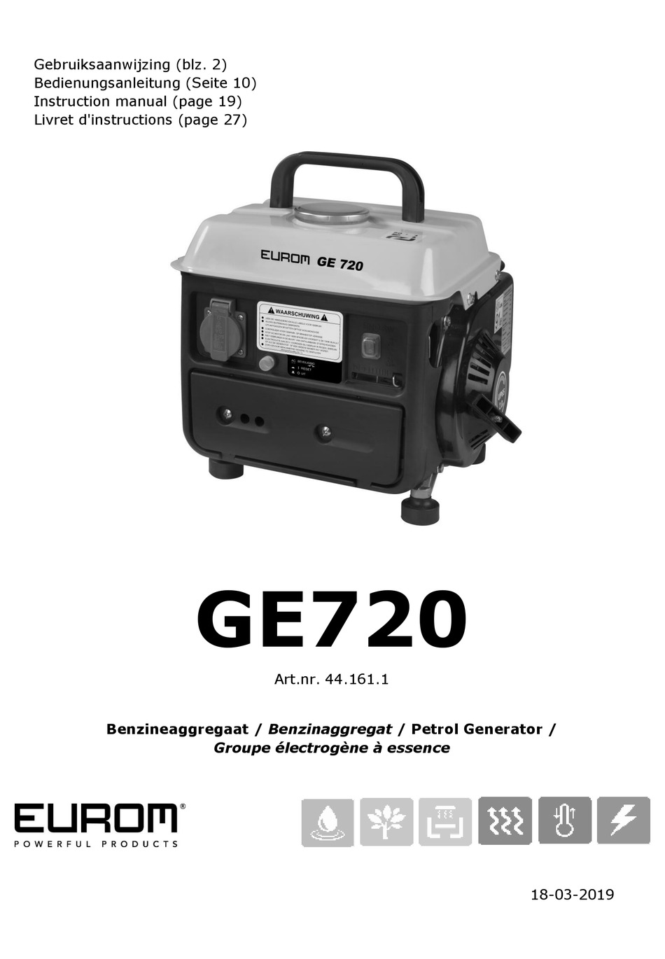 EUROM GE 720 INSTRUCTION MANUAL Pdf Download | ManualsLib