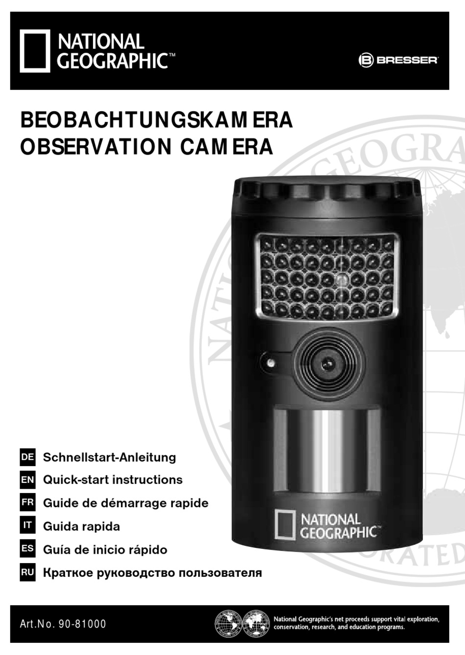 BRESSER NATIONAL GEOGRAPHIC 9081000 QUICK START INSTRUCTIONS Pdf